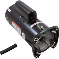 The Pool Supply Shop 2.5 HP Square Flange Threaded Shaft Horizontal Pool Pump Motor, 1 SF