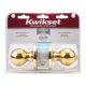 thumbnail image 1 of Perilla de privacidad Kwikset Polo, latón pulido, acero, 3 grados, 1 of 4