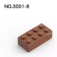 thumbnail image 1 of 20Pcs MOC Compatible Assembles Particles 3001 2x4 For Building Blocks Parts DIY Bricks Bulk Model Educational Tech Parts Toys brown-20pcs, 1 of 6