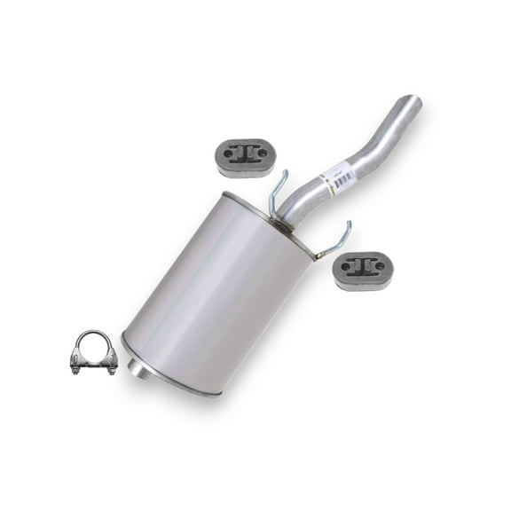 Stainless Steel Exhaust Driver-Side Muffler Fits 2006-2011 Chevrolet Impala 3.9L & 2006-2009  Chevrolet Impala 5.3L - Direct Fit