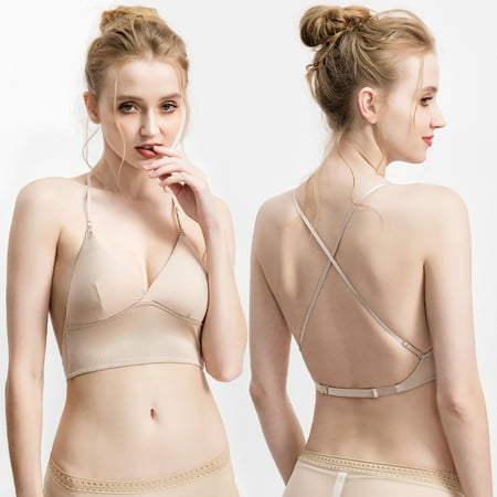 

Spdoo Low Back Bras for Women Sexy Backless Bralette with Convertible Strap Multiway for Low Back Dress