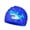 Blue1, variant on Glisme Kids Swim Cap Waterproof Silicone Swimming Cap For Toddler Child Youth Girls Boys Durable Swim Hats Shark Bathing Caps ,Blue