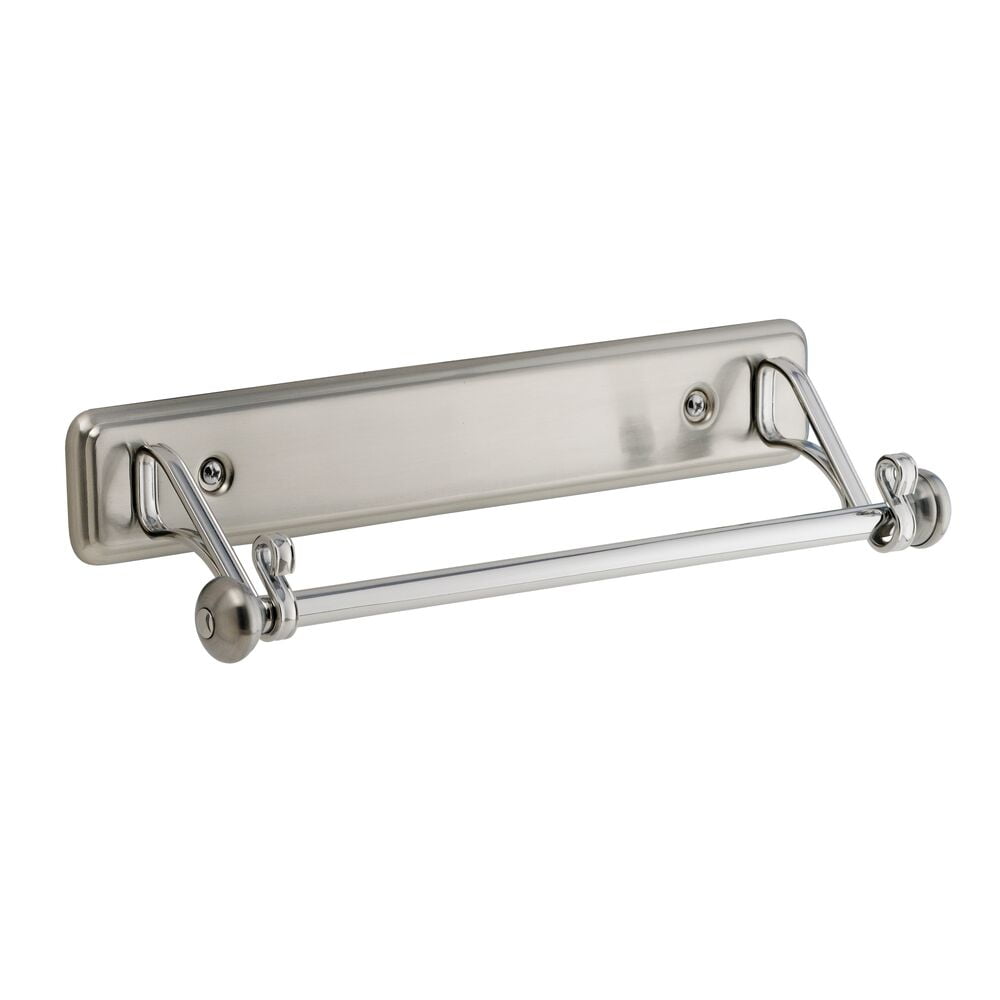 IDesign Forma Swivel Paper Towel Holder for Kitchen Wall Mount Under Cabinet Brushed Stainless Steel Walmart