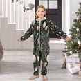 thumbnail image 6 of Soft Big Kids Onesie Pajamas Cozy Loose-Fit Jumpsuits for kids with Pockets for Christmas Lounge & Play Vintage Christmas Decorations Pattern, 6 of 8