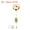 Copper Tone, variant on AC 125/250V Pull Chain Switch Copper Tone On/Off Ceiling Fan Switch