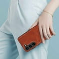 thumbnail image 7 of Dteck Card Slots Wallet Case for Samsung Galaxy S22,Shockproof PU Leather Case Slim TPU Back Cover,Brown, 7 of 7