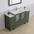 thumbnail image 5 of Vanity Art 60" Single Sink Freestanding Bathroom Vanity Set with Ceramic Top and Mirror, 5 of 8