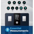 thumbnail image 3 of Báscula inteligente GE para peso corporal y porcentaje de grasa con pantalla LCD todo en uno, báscula digital para baño, analizador de composición corporal con Bluetooth y aplicación, pesaje preciso,, 3 of 5
