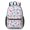 White Background Butterfly Pattern, variant on Butterfly Red Pattern Heart Pattern 17" Waterproof Oxford School Backpacks for Teens, S-Shape Padded Straps, for School, Travel, Hiking, Camping