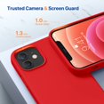 thumbnail image 5 of Funda Miracase para iPhone 12 y 12 Pro silicona liquida proteccion contra caidas 6.1 pulgadas, 5 of 5