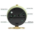 thumbnail image 5 of Silent Alarm Clock Bedside Small Table Non Ticking Analogue Retro with Light Button for Desk, 5 of 7