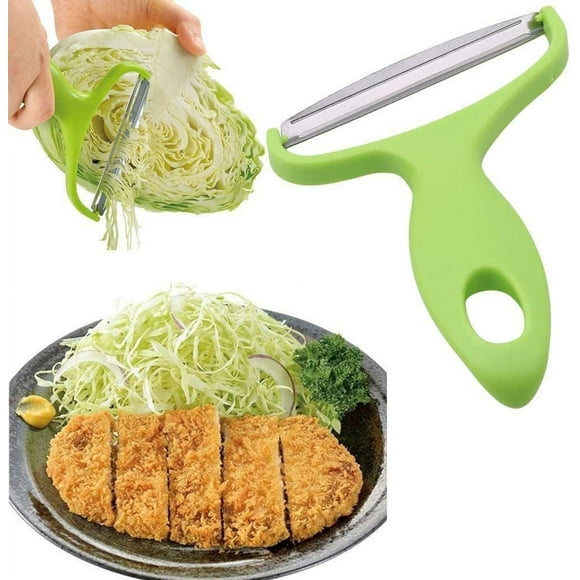 Vegetable,Potato and Fruit Peeler Cabbage Cutting Machine Shredded Kitchen Stainless Steel Peeling Knife Gadget Shredded Cabbage Coleslaw, A Must-have Tool for Western Restaurants