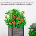 thumbnail image 4 of Planter Box, Large Capacity Garden Planter Minimalist Drainage Holes Durable  for Balcony, 4 of 8