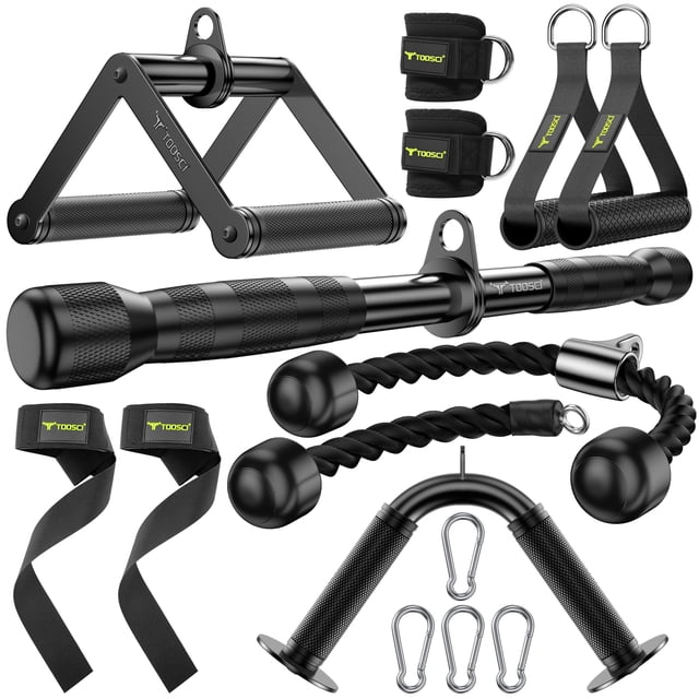 Juego de accesorios para máquinas de cable Toosci para gimnasio, LAT Pulldown