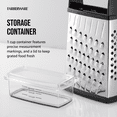 thumbnail image 5 of Farberware Professional Slim Box Grater with 4 Blades, 5 of 14