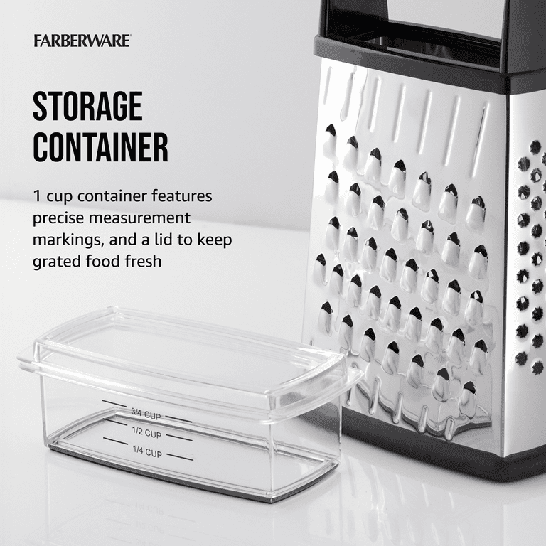 Farberware Professional Slim Box Grater with 4 Blades
