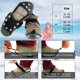 thumbnail image 5 of Muyoka Tacos de hielo para zapatos Tacos de nieve de hielo Empuñaduras Pinzas de hielo Tacos 11 Tacos Crampones Cubierta de zapatos Tacos de tracción para caminar Muyoka Hogar, 5 of 7