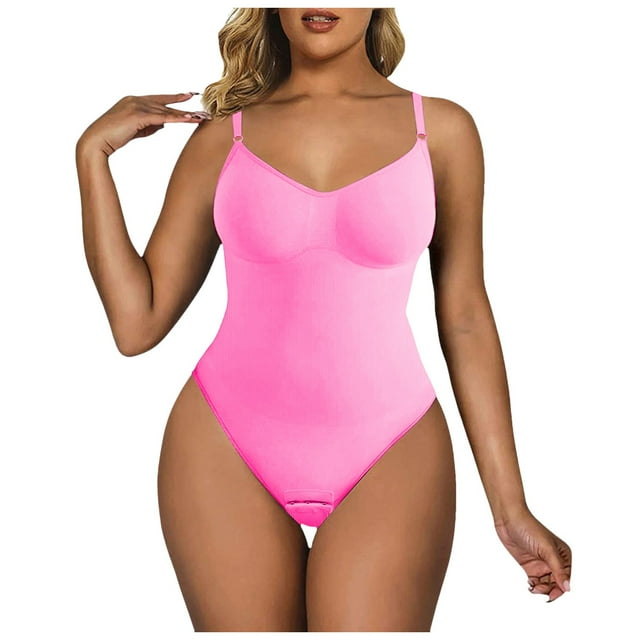 Womens Underwear Tops I Stick Abdominal Compression Seamless Body Shaping Support Vest Female Postpartum Body Shaping Enhanced Adult Female Clothes Pink Size 3XL