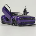 thumbnail image 2 of 1:32 Dodge Challenger SRT Hellcat Redeye V8 Alloy Metal Diecast Model American Muscle Sports Car Collection Of Hobby Decorations, 2 of 10