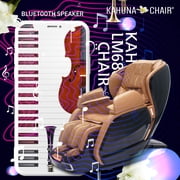 [LM] 3D+@ Latest Technology SL-Track Auto Extension Kahuna Massage Chair LM-6800T White/Camel
