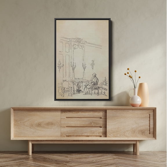 AE Vintage Wall Art Prints Pictures | Bohemian Wall Art | Renaissance & Retro Wall Art (12X18 inch)|Framed Canvas Wall Art For Living Room, Bedroom|UL & FSC Certified INK & Material | Made in the USA