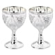 thumbnail image 2 of Copa De Vino De 2 Piezas, Copa De Vino Con Patrón De Flores De Rosas 3D, Diseño Exquisito, Vajilla De Bar Vintage, Copa De Vino, Durabilidad Y Longevidad, Copa De Vino De Metal, 2 of 8
