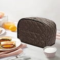 thumbnail image 2 of Lubelski Practicability Toaster Cover Fine Stitching Poly Pongee Two Slice Toaster Appliance Cover for Home, 2 of 2