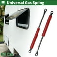 thumbnail image 2 of Unique Bargains 250mm/9.84 Pouces Vérins à Gaz Ressorts à Gaz 200N Acier au Carbone Rouge 2 Pcs Couvercle de Boîte à Outils de Voiture RV Boîte de Rangement Couvercle de Porte d'Armoire, 2 of 7