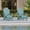 Lake Blue, variant on ACEGOSES Foldable Outdoor Adirondack Chair with Cup Holder, 3-Position Adjustable HDPE Plastic for Patio, Fire Pit, Deck, Gray
