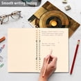 thumbnail image 5 of Abstract Olive Brown Geometric Notebooks 1-subject Journal 60 Sheets A5 College Ruled Paper Detachable Ring 8.3"x5.7", 5 of 8