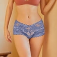 thumbnail image 6 of Women's Lace Hipster Panty - Semi-Sheer Seamless Soft Underwear with Cotton Liner, 6 of 7