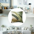thumbnail image 5 of Acheng Spring Summer Green Tropical Pillow Covers Set of 2 Palm Leaf Throw Pillow Covers Brown and White Black Decorative Pillowcase Modern Home Decor for Bed Sofa 22x22in, 5 of 7