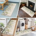 thumbnail image 5 of Eucalyptus Leaves 2'x6' Runner Rugs for Hallway Kitchen Bedside Non Slip Washable, Green Summer Botanical Rustic Entryway Rug Runners with Rubber Backing, Long Carpet Runner for Laundry Room, 5 of 8