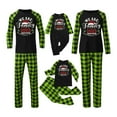 thumbnail image 1 of We Are Family Print Christmas Pajama Set, Matching Christmas Family Pajamas with Letter Design, Cozy Home Wear for Christmas Morning and Family Photos - #4 Baby L, 1 of 5