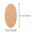thumbnail image 2 of UPKOCH 20pcs Craft Embellishment Oval Cutouts Light Brown Crafting Scene Layout, 2 of 8