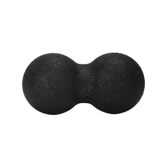 Blarkrus Peanut Massage Ball Epp, Relieves Muscle Tension in Back Shoulders Neck and Feet, for Yoga Fitness and Physical, Black