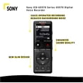 thumbnail image 4 of Paquete de grabadora de voz digital UX570 de la serie ICD-UX570 de Sony (negra) con tarjeta de memor, 4 of 8