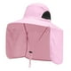thumbnail image 2 of Sombrero de pescador de poliéster multifuncional con protección ar para senderismo, playa y exteriores. Rosa, 2 of 8