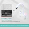 thumbnail image 4 of DEELLEEO Plastic Faucet Two Handle Taps for Bathroom Basin Sink Faucets Water Single Kitchen, 4 of 6