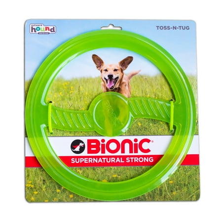 UPC 700603300742 Bionic by Outward Hound Toss N Tug Fetch Toy for Dogs Green One Size upcitemdb