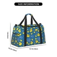 thumbnail image 3 of Xecao Rubber Duck Pattern ​Lightweight Crossbody Weekender Bag Mesh Side Pockets Padded Handles Sports Outdoor Gear Organizer, 3 of 7