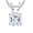 Platinum, variant on 1 Carat Platinum IGI Certified LAB-GROWN Princess Cut Diamond Pendant Necklace 4 Prong Ultra Premium Collection (D-E Color, VS1-VS2 Clarity Ideal Cut) 16" Silver Chain