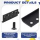 thumbnail image 4 of Juego de 2 Conectores de Riel para Puerta Corrediza de , Herrajes para Puerta Corrediza de , Adaptador de Riel en Forma de L con Tornillos y Tuercas, 4 of 6