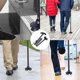 thumbnail image 5 of Negro - Bastón plegable de 1 pieza, bastón plegable LED, bastón para caminar, mango de gel ergonómico, fácil de plegar - Diseñado para hombres, mujeres, ancianos., 5 of 5