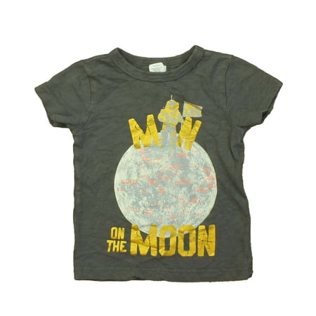 

Pre-owned Crewcuts Boys Grey | Gold T-Shirt size: 3T