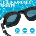 thumbnail image 4 of Polarized Swimming Goggles Swim Pool Goggles Anti Fog Anti UV No Leakage Clear Vision for Men Women Adults Teenagers, 4 of 5