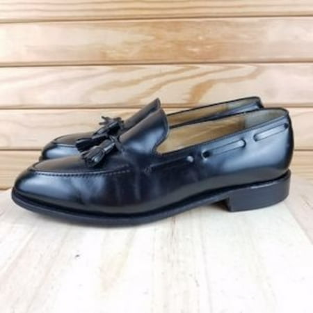 NEW Men s Johnston & Murphy Tassel Loafers Slip on Black 11.5 NARROW