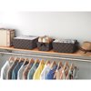 Whitmor Woven Strap Storage Baskets - Set of 3 - Espresso