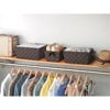 thumbnail image 2 of Whitmor Woven Strap Storage Baskets - Set of 3 - Espresso, 2 of 4