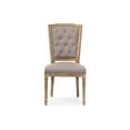 thumbnail image 1 of Baxton Studio Estelle Chic Rustic French Country Cottage Dining Chair, Beige (Set of 1), 1 of 7